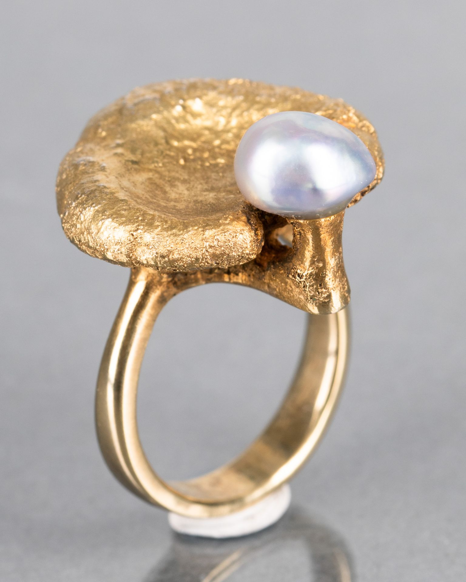 Herta & Friedrich Gebhart, Ring, Gold, Southsea pearl - Bild 4 aus 5