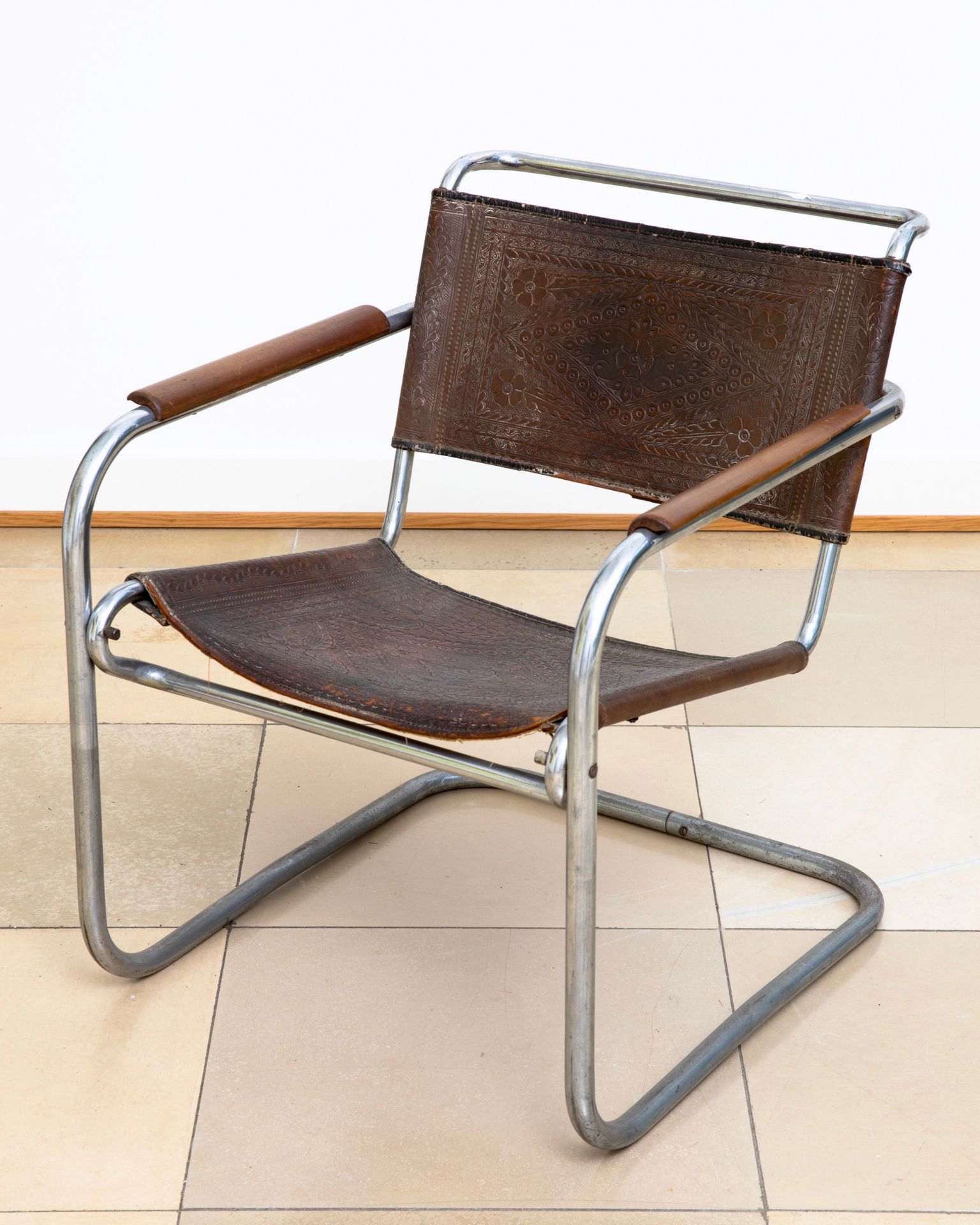 Anton Lorenz, Desta, early Cantilever Lounge Chair Model KS41