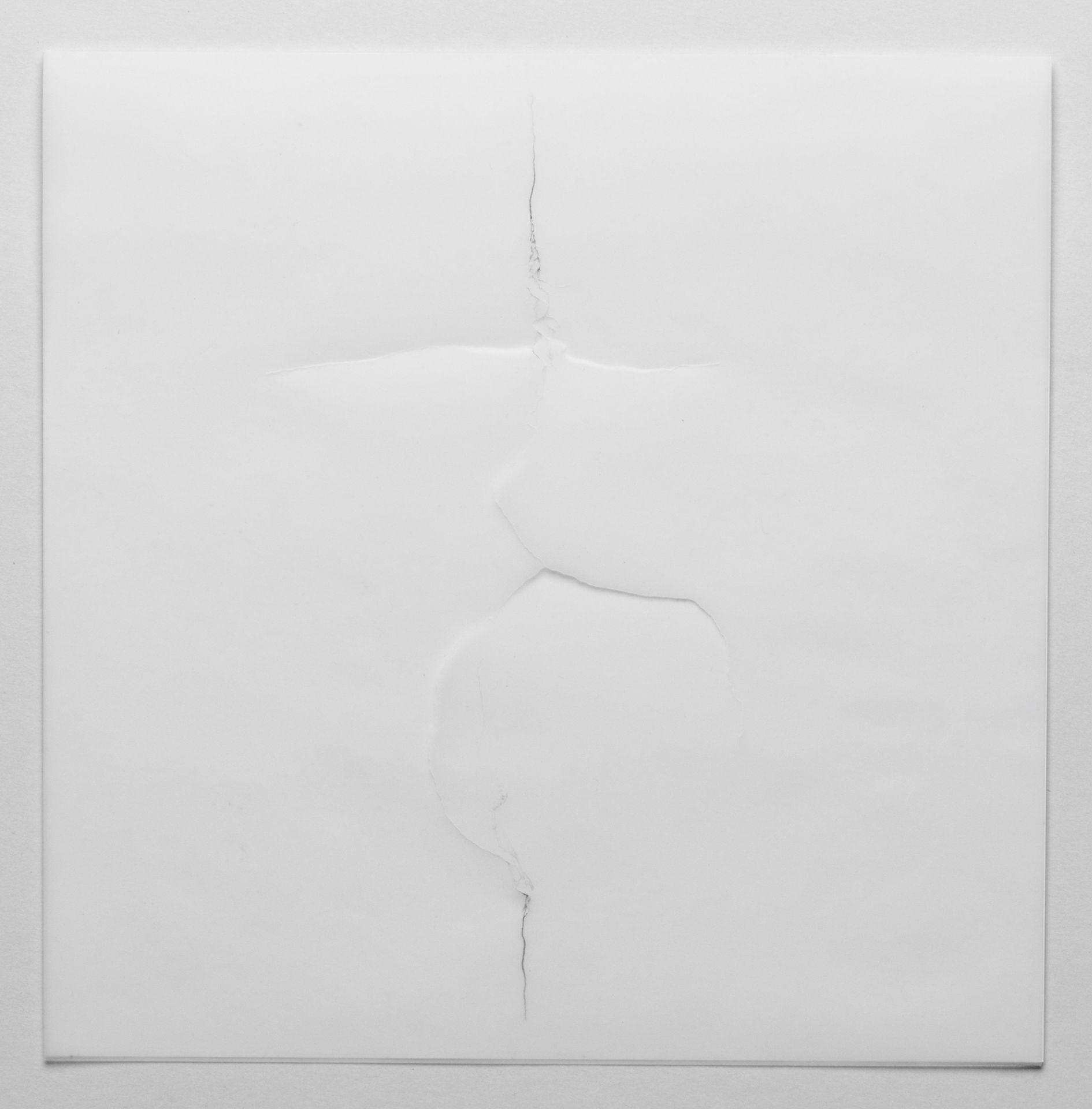 Oscar Holweck, Paper tearing technique and pencil