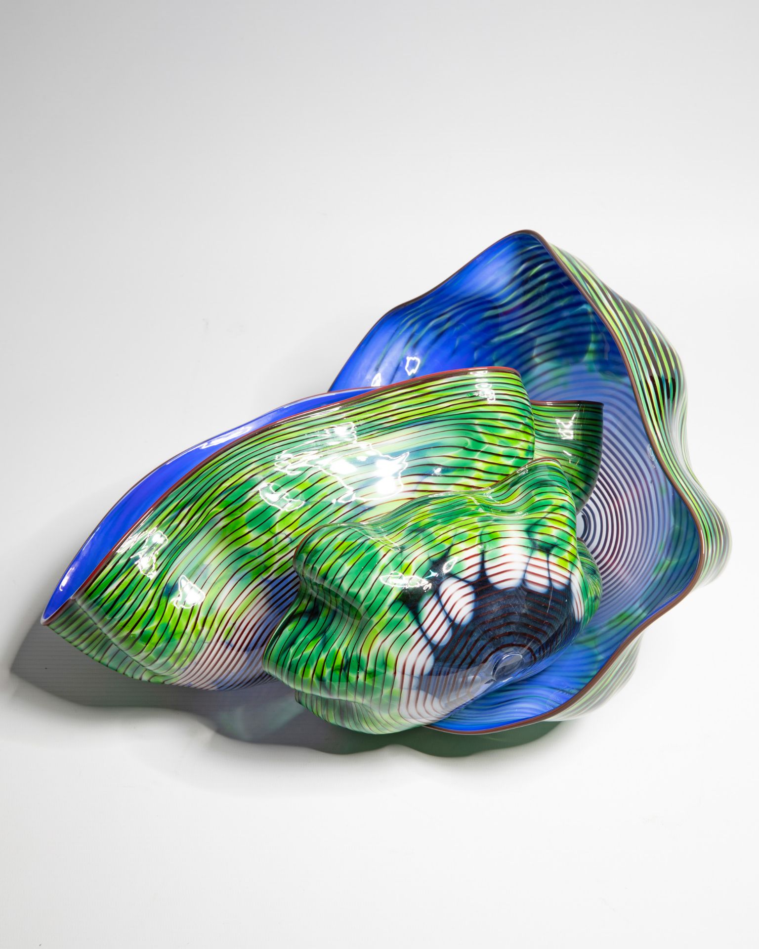 Dale Chihuly, 3 seaforms piece sculptural glasforms - Image 2 of 17