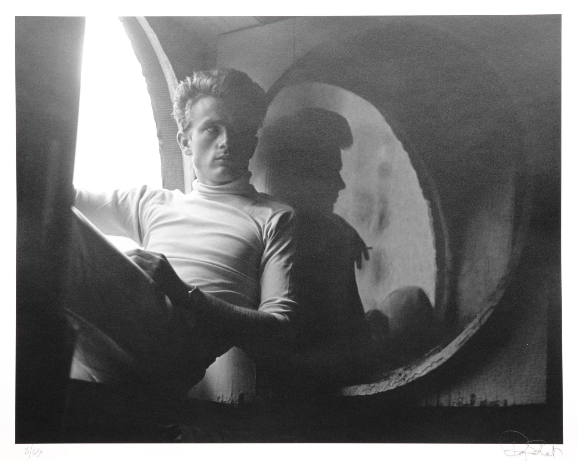 Roy Schatt, James Dean in his Apartment, Ex. 8/65