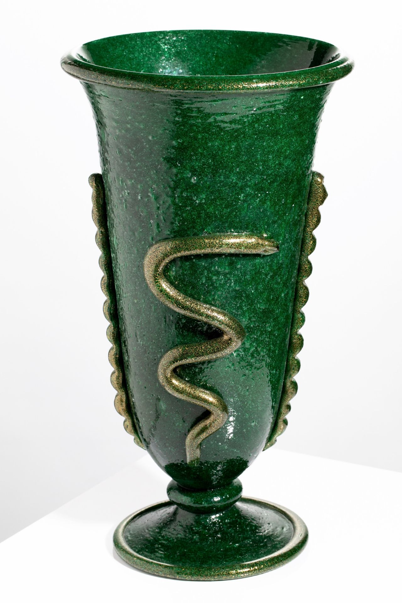 Venini, Napoleone Martinuzzi, Puleguso con Serpente Vase