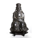 Daoist immortal/ Bronze figure, Qing Dynasty