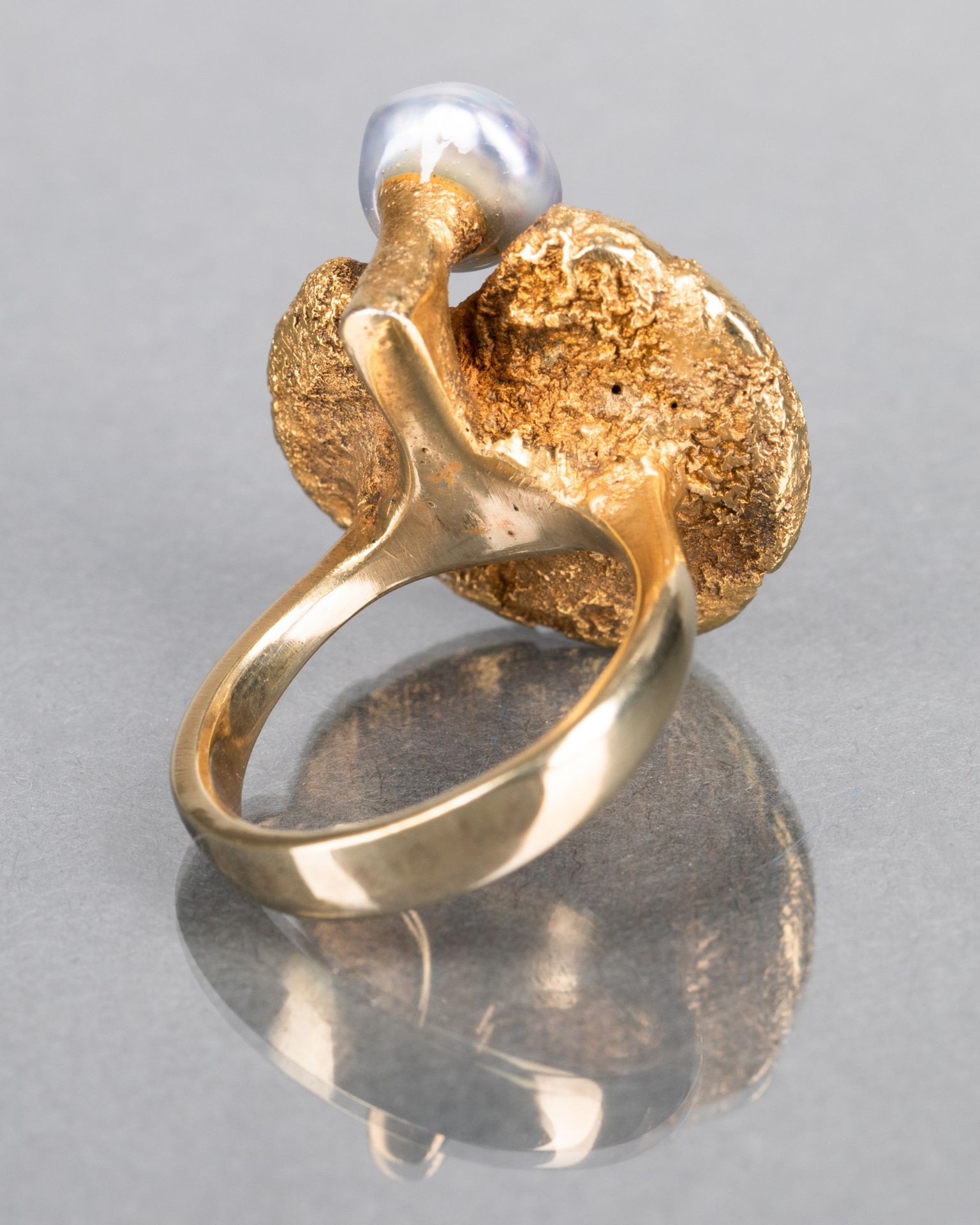 Herta & Friedrich Gebhart, Ring, Gold, Southsea pearl - Bild 5 aus 5