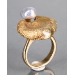 Herta & Friedrich Gebhart, Ring, Gold, Southsea pearl