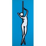 nach Julian Opie, This is Shahnoza / Shahnoza Pole Dancer, 250 x 119 cm