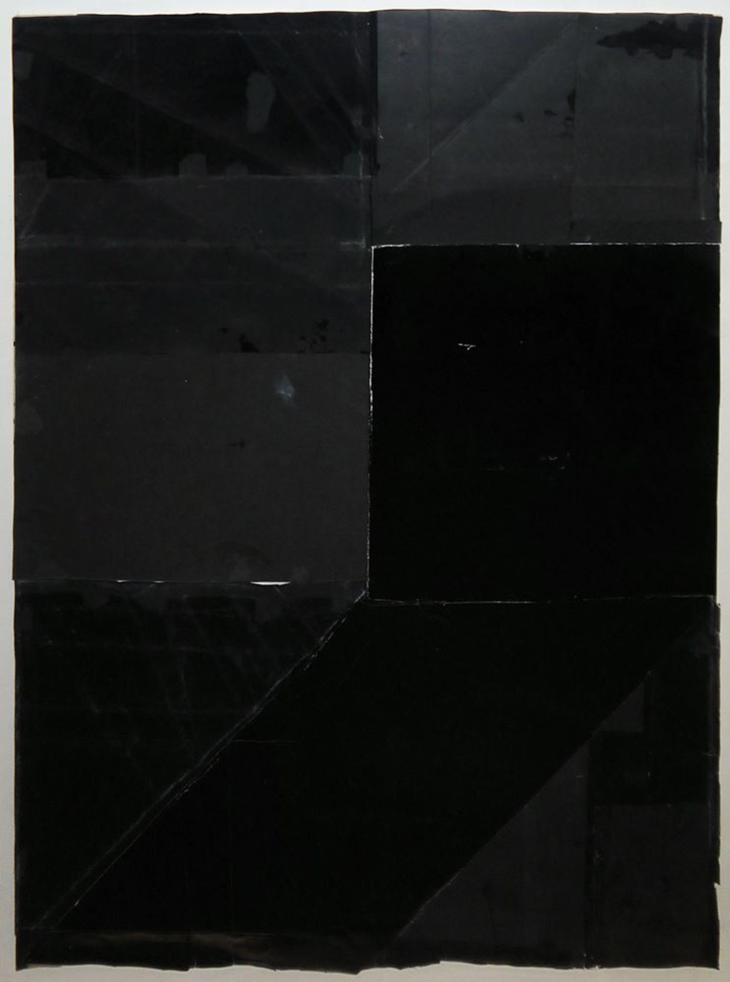 Fritz Klemm, Wand, Collage von 1981, gerahmt - Bild 2 aus 2