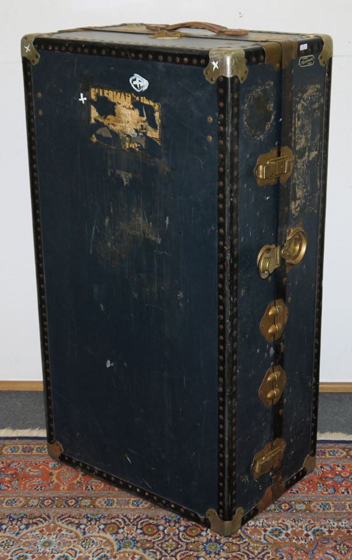 Kellerfund: Überseekoffer "Steamer Trunk", Mossman of London um 1940 - Image 2 of 2