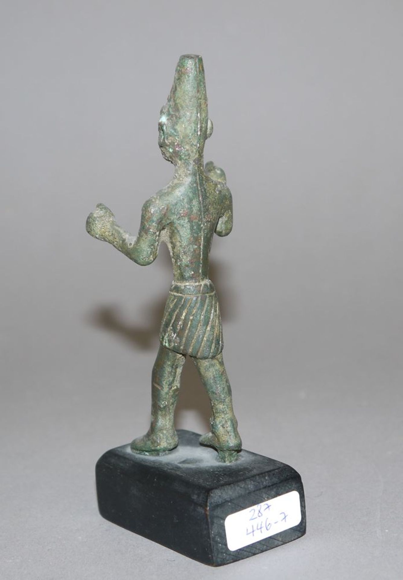 Bronzeplastik Baal, Syrien, späte Bronzezeit II, 1400-1200 v.Chr. - Image 2 of 2