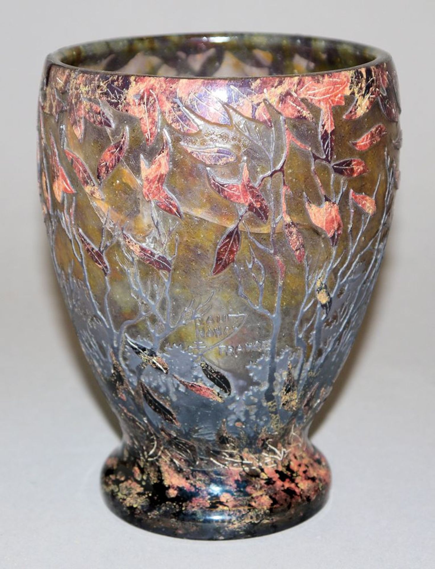 "Herbstvase" von Daum, Nancy um 1900 - Bild 2 aus 3