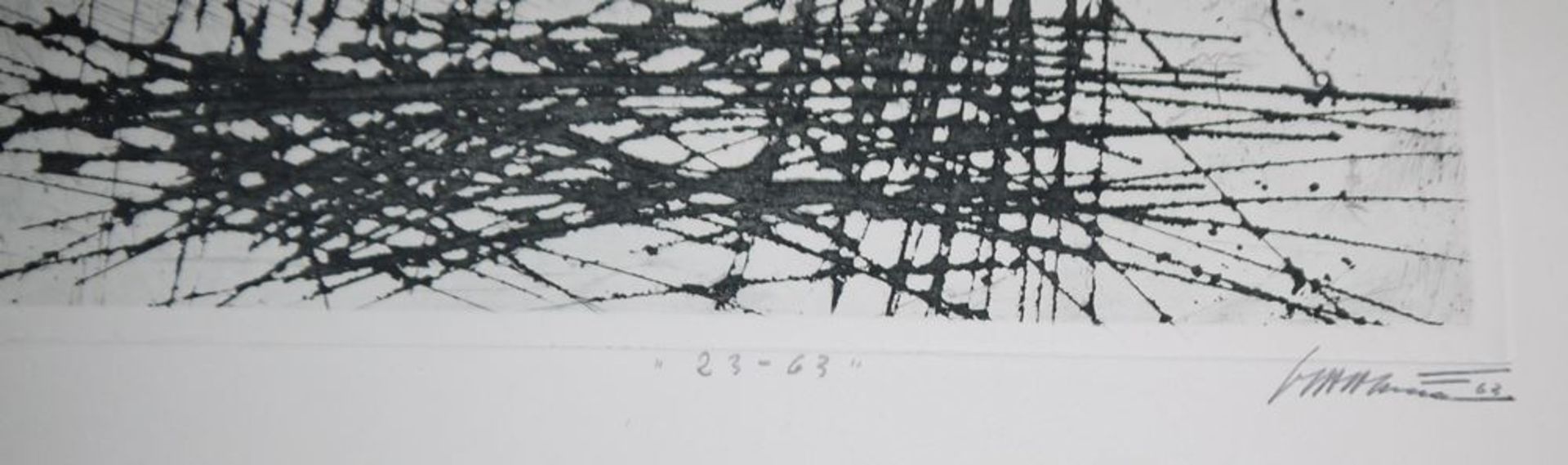 Volkmar Haase, Abstrakte Kompositionen, 2 signierte Farbradierungen, o. Rahmen - Image 5 of 5