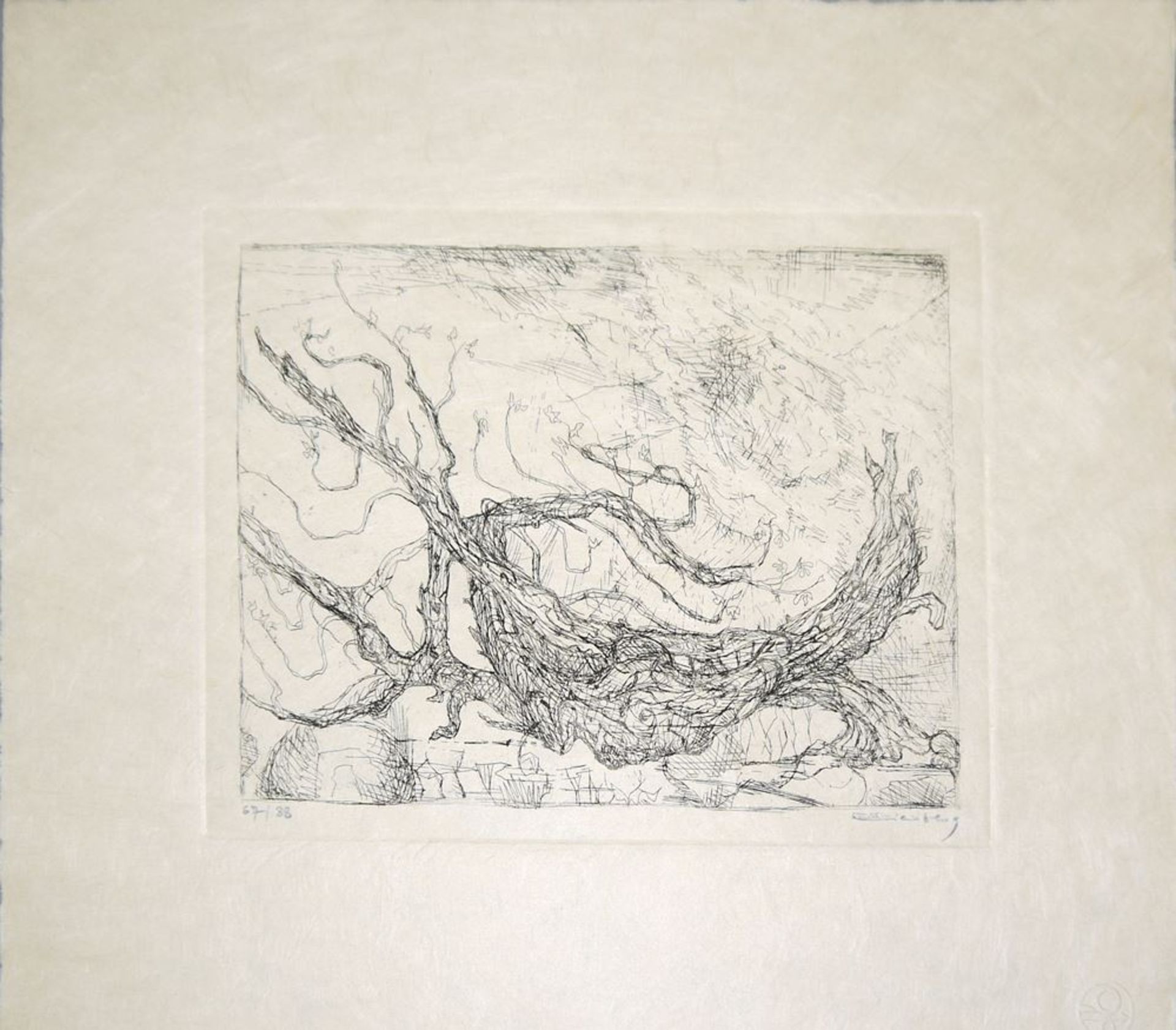 Paul Eliasberg, Landschaften & Naturausschnitte, 9 signierte Radierungen, o. Ra - Image 2 of 5