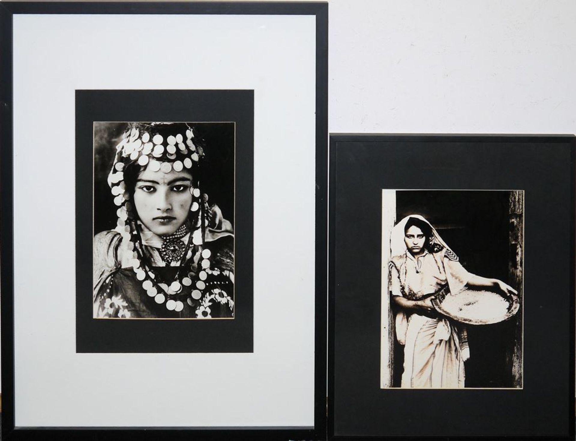 Zehn sw-Fotografien mit Portraits aus Marokko des 19./ frühen 20.Jhs. aus dem M