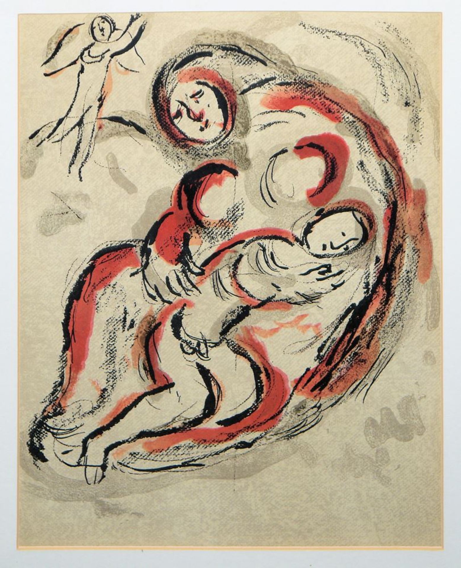 Marc Chagall, "L'Ange à l'Épée", "Agar dans le Désert" & "La tribu de gad", 3 F - Bild 3 aus 4