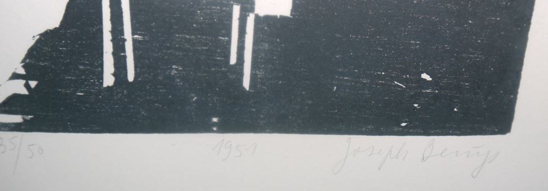 Joseph Beuys, Esse 1951, Holzschnitt, später Abzug 1973-74 - Image 2 of 3