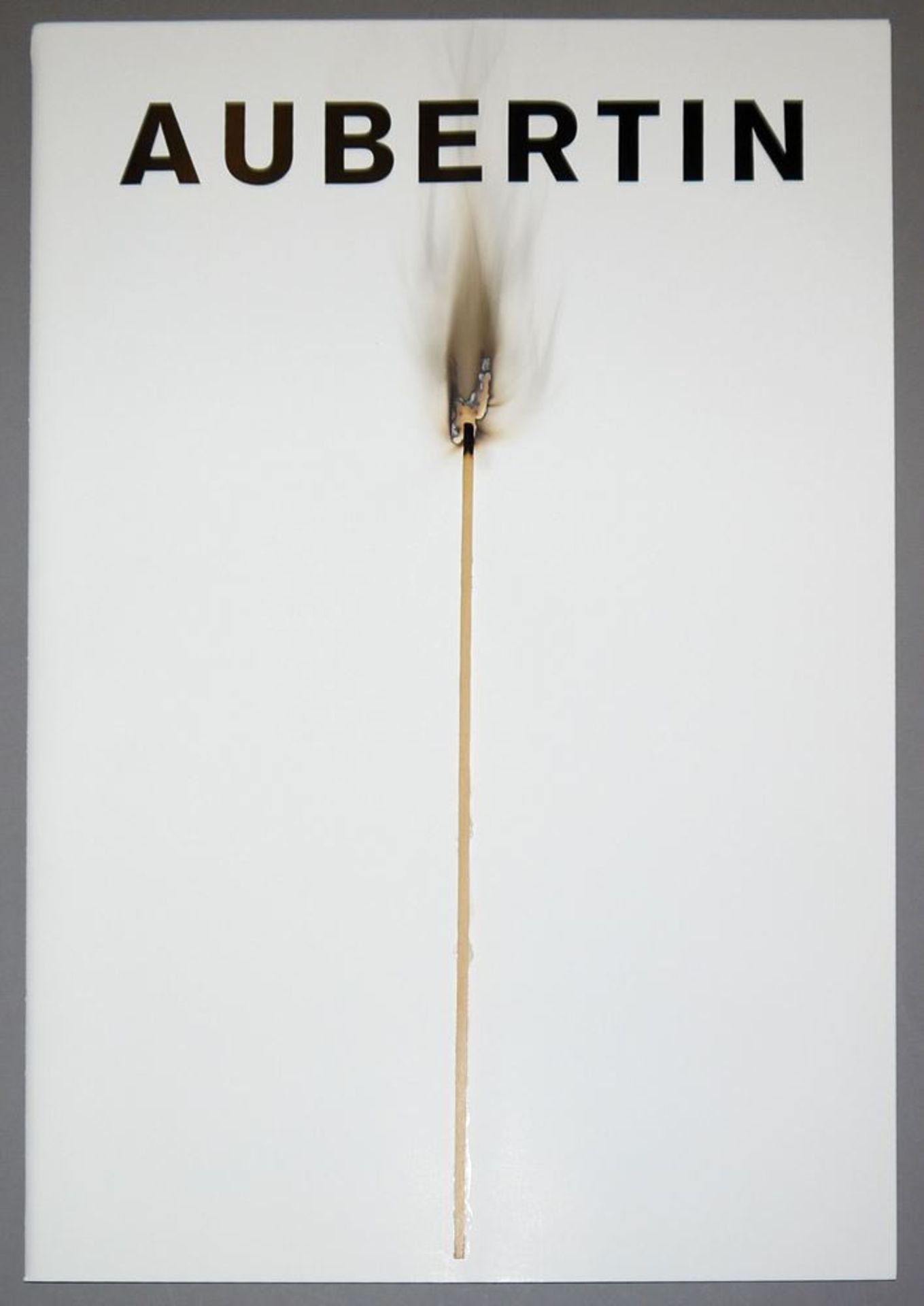 Bernard Aubertin, Katalog-Feuercollage / Catalogue brûlé, Galerie Beatrix Wilhe