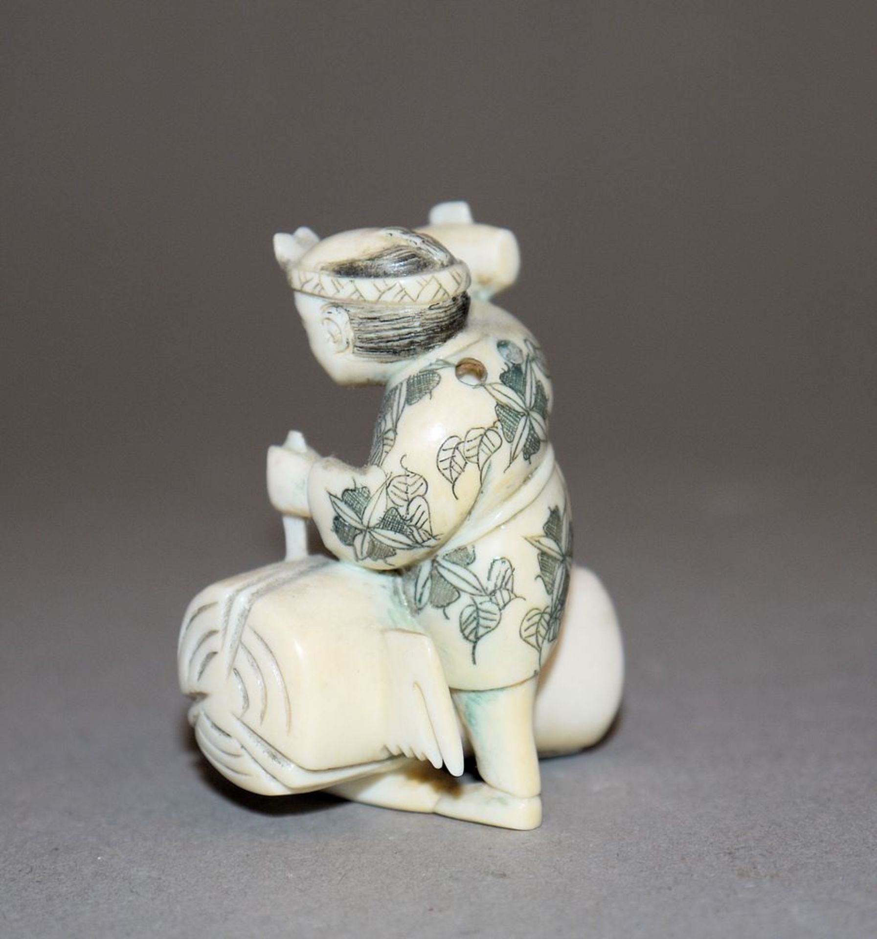 Baumspalter, japanische Elfenbein-Netsuke - Image 2 of 2