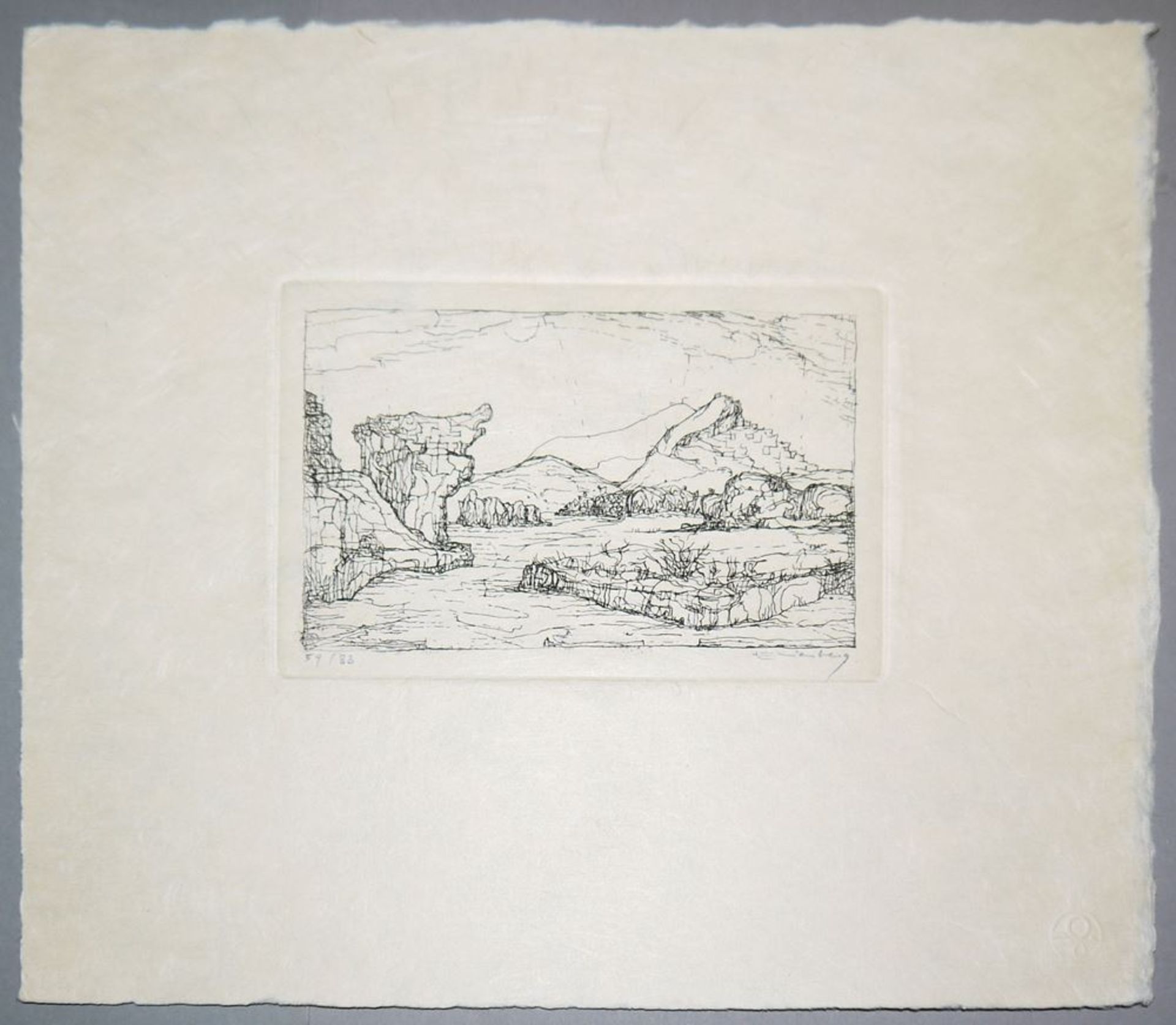 Paul Eliasberg, Landschaften & Naturausschnitte, 9 signierte Radierungen, o. Ra - Bild 3 aus 5