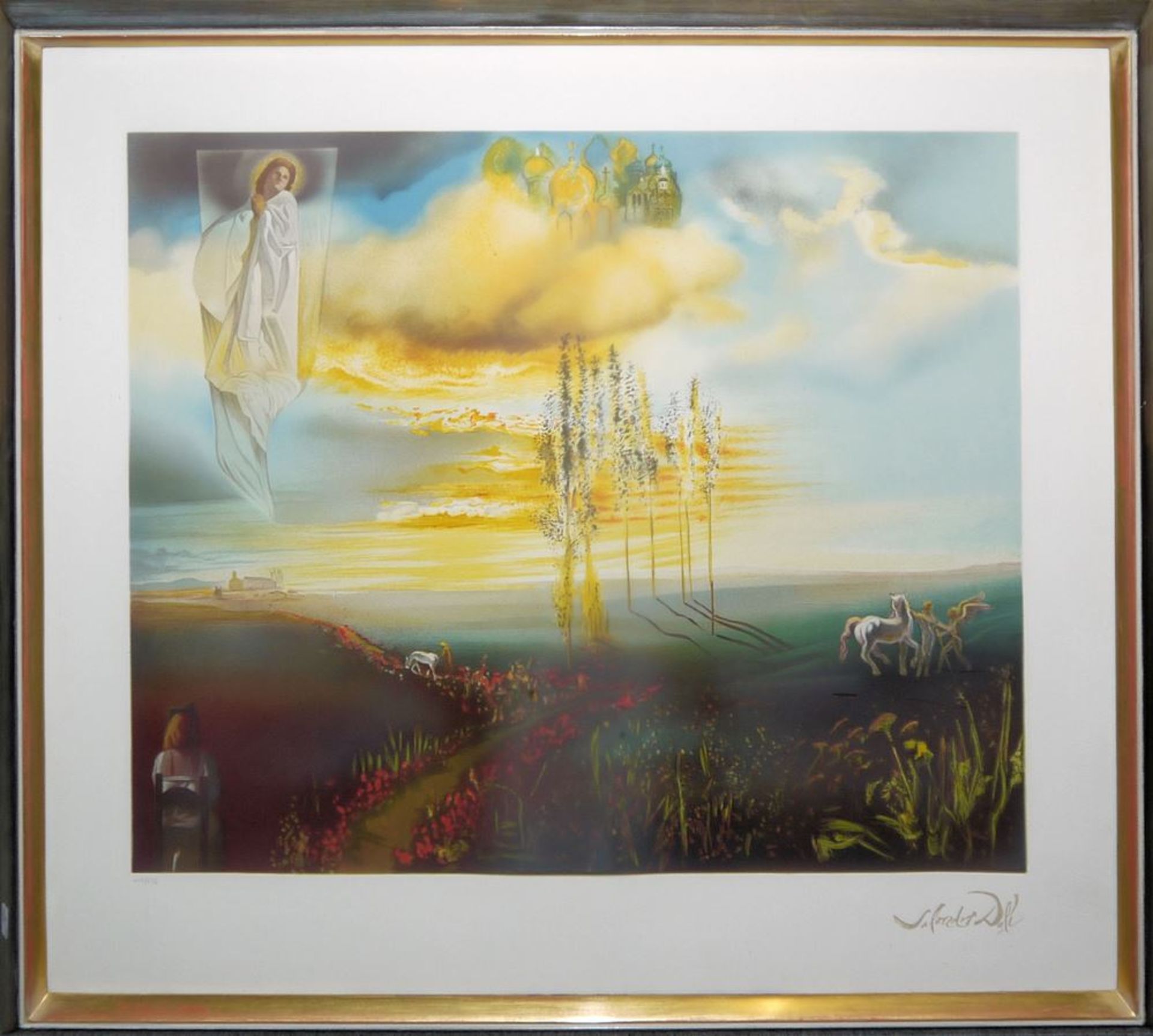 Salvador Dalí, 3 Blätter: 2 Farbholzschnitte aus "die Göttliche Komödie" & surr - Bild 3 aus 4