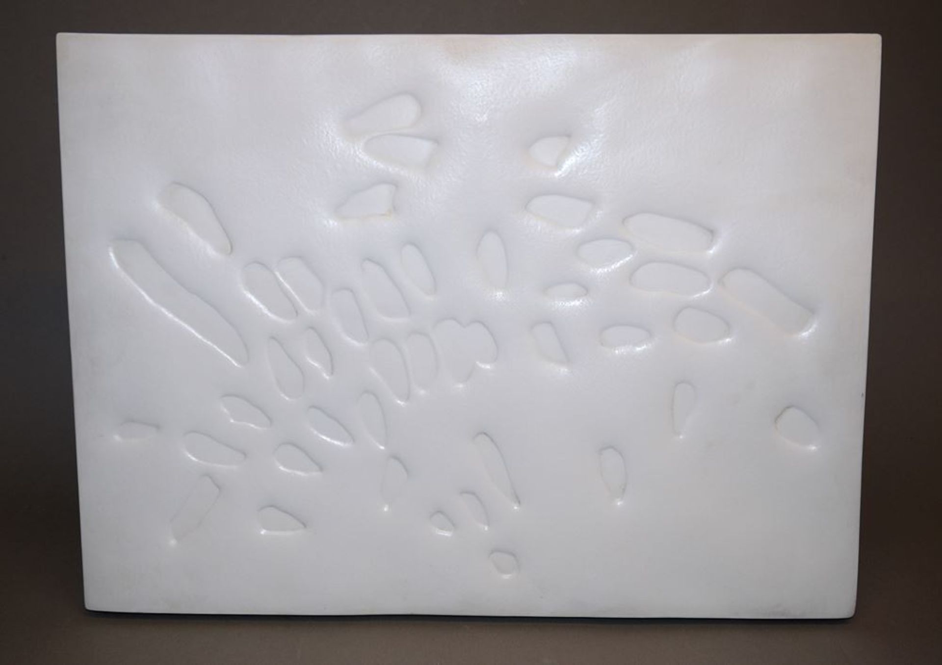 Etienne Hajdu, "Relief", für Rosenthal, Wandobjekt, Porzellan-Relief, 1964