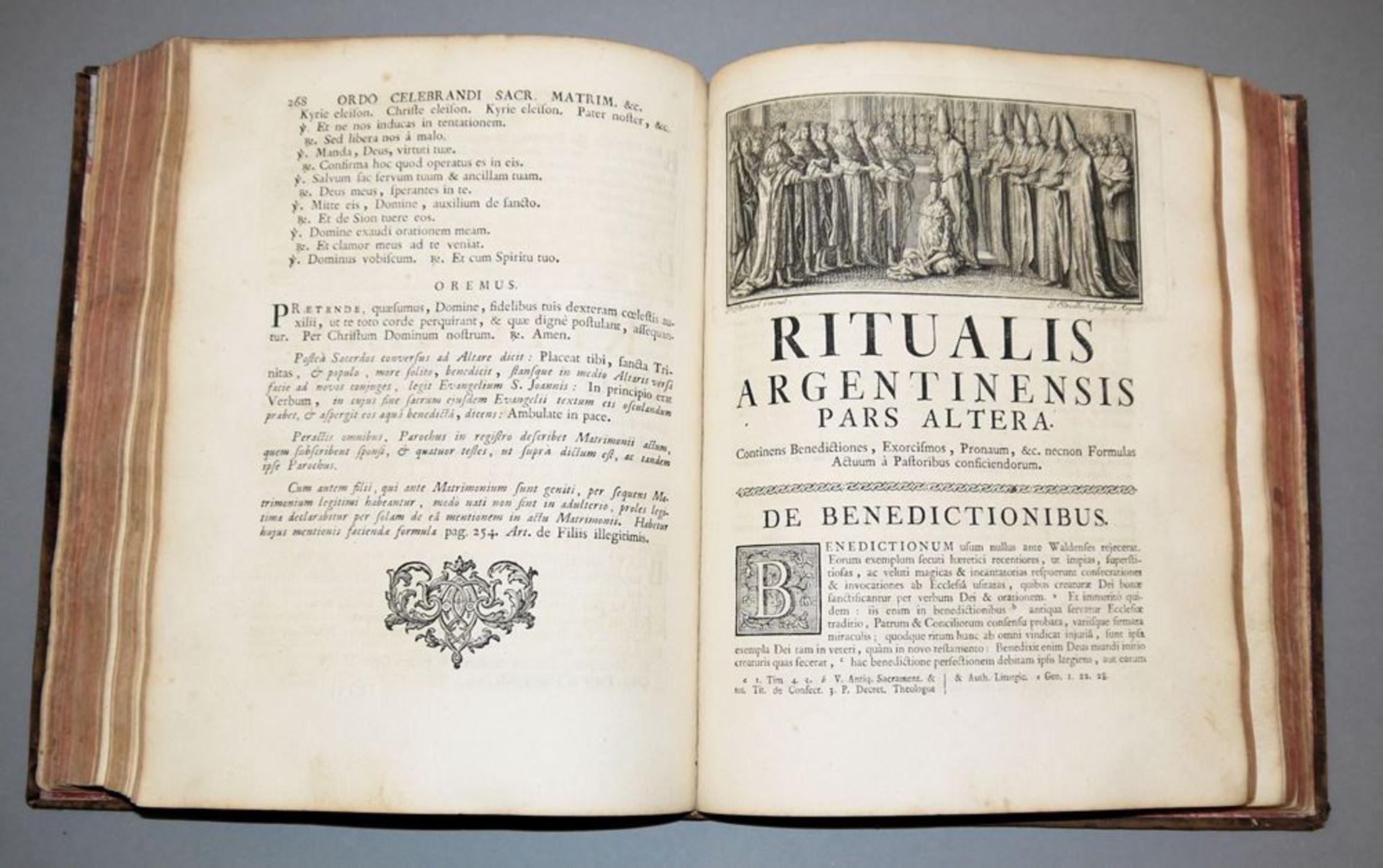 Rituale Argentinense von Armandi Gastonis, Argentinae Le Roux 1742 - Image 3 of 6