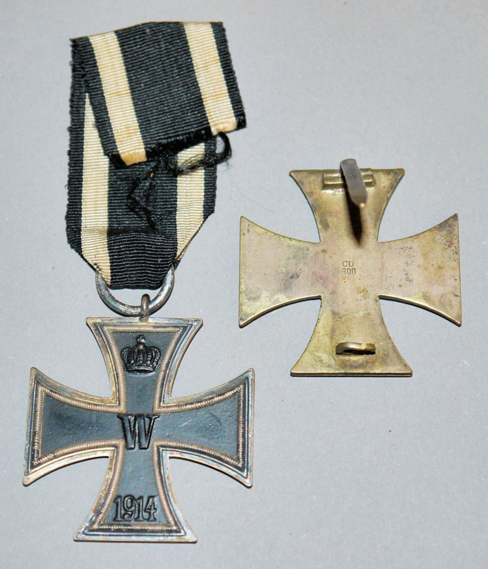 Zwei Eiserne Kreuze des WK I - Image 2 of 2