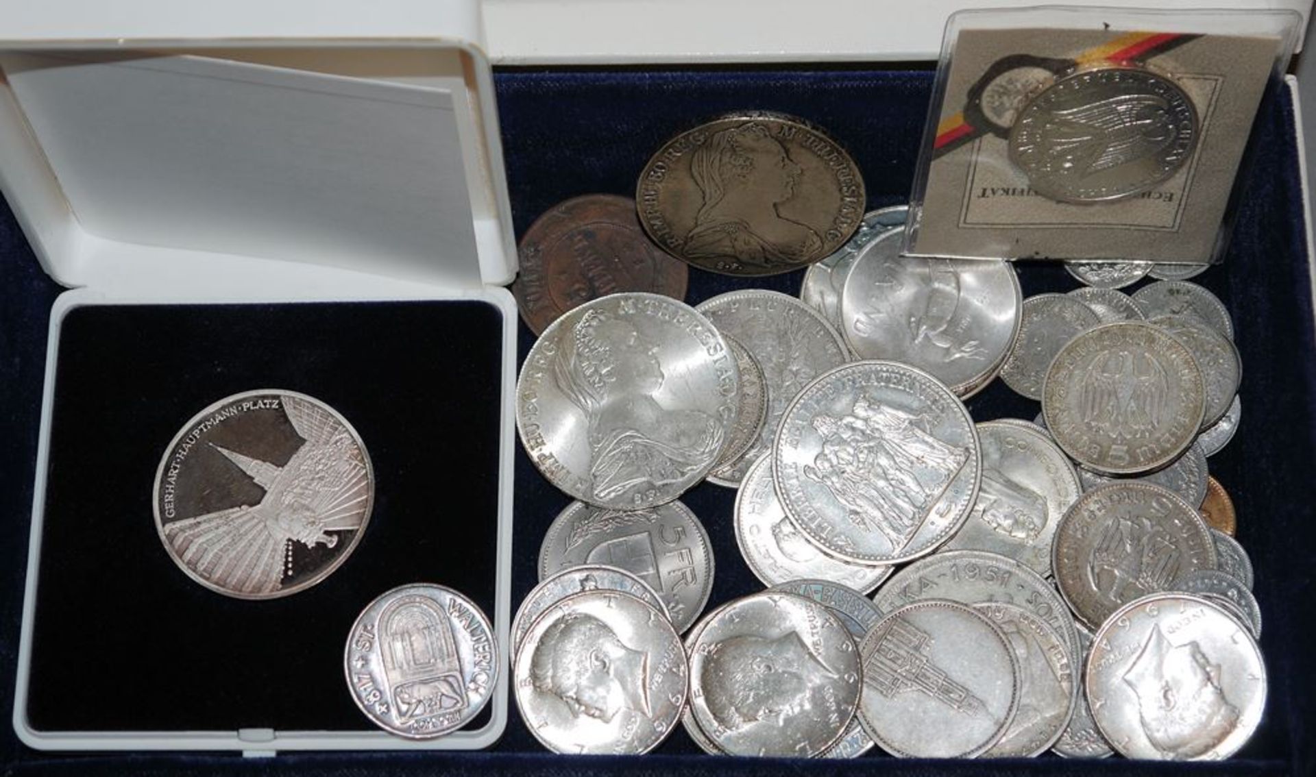 Sammlung Münze und Medaillen, Silber/Kupfer