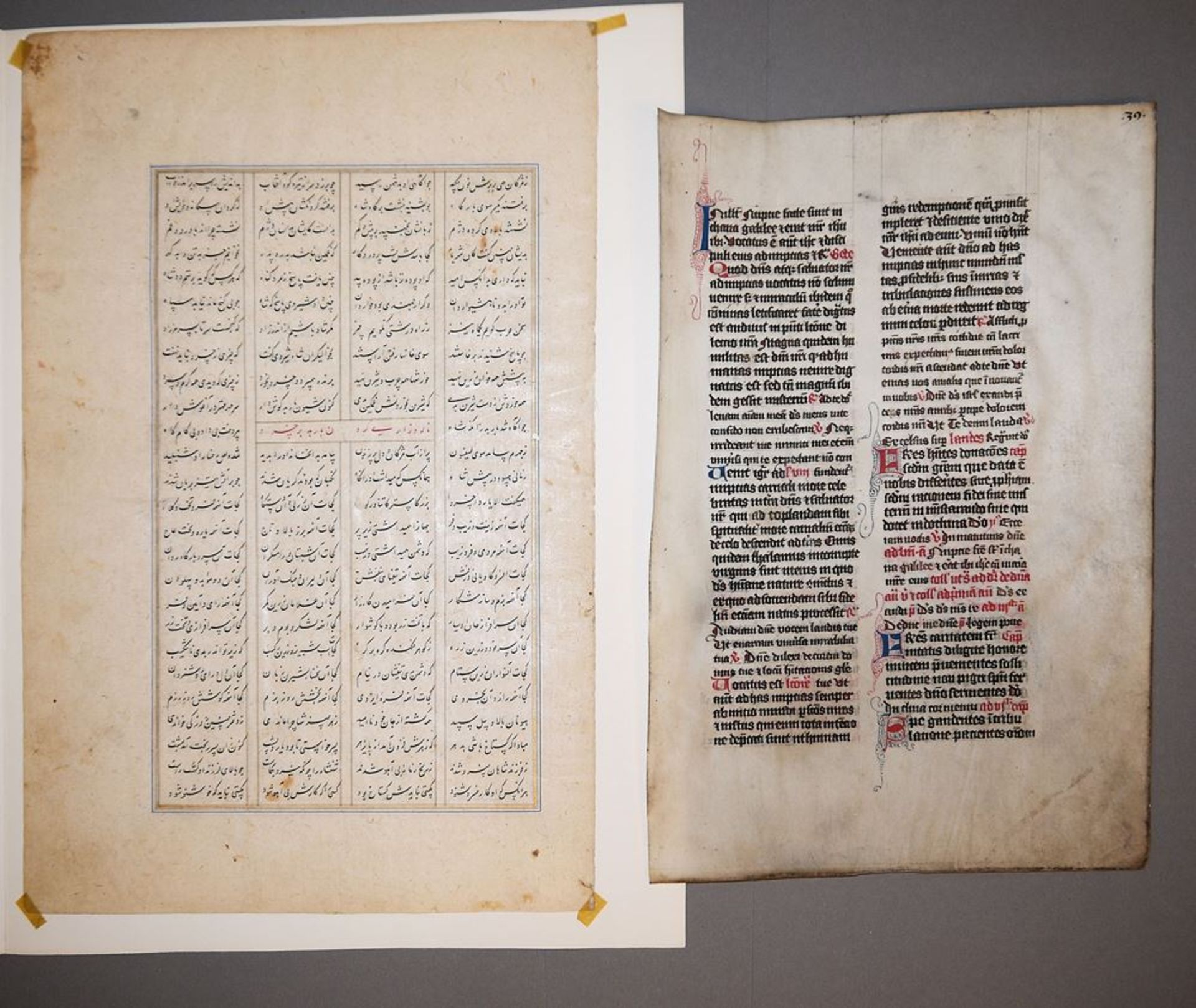 Zwei Handschriften des Mittelalters, Europa & Persien