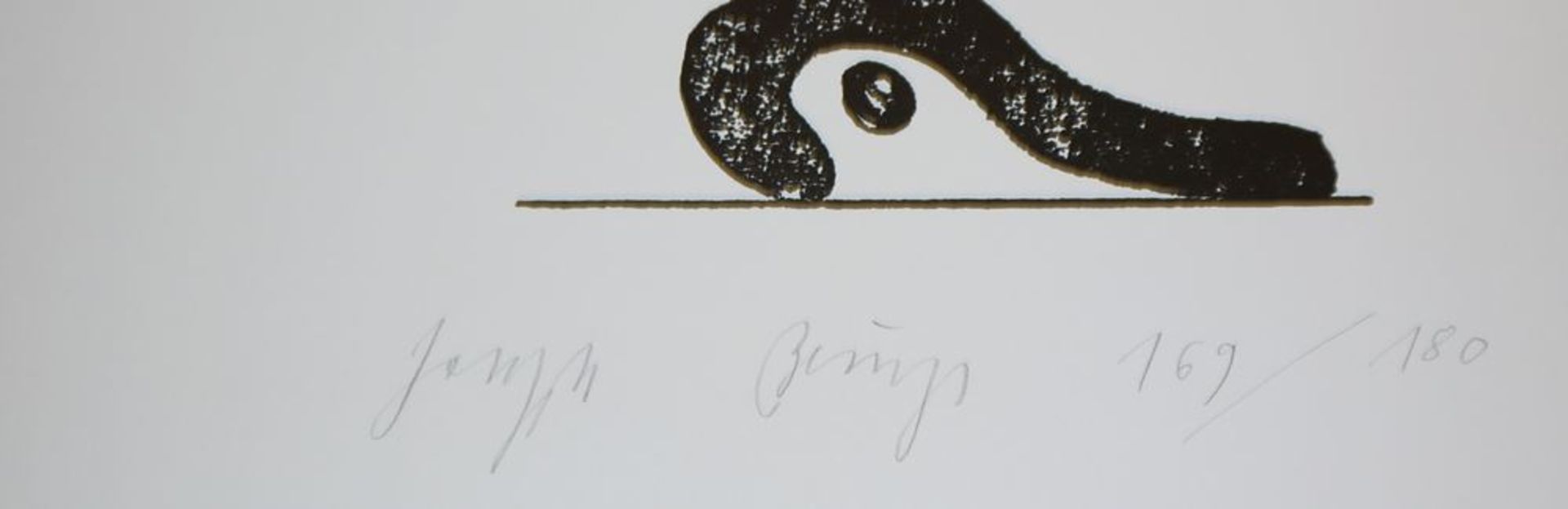 Joseph Beuys, Schmerzraum, signierte Serigraphie von 1984 - Image 2 of 2