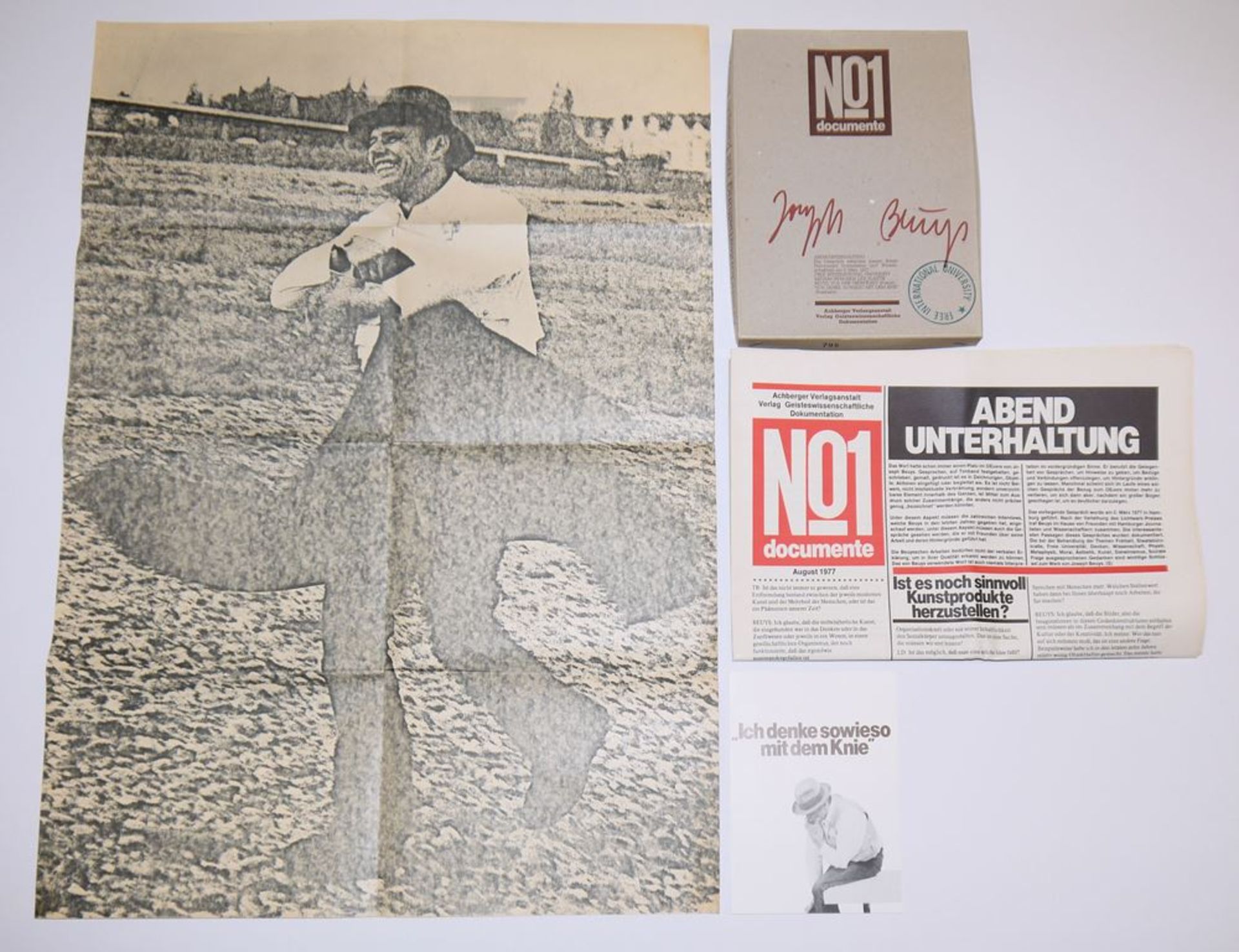 Joseph Beuys, No 1 documente, Multiple in signierter Originalschachtel, 1977 - Image 2 of 9