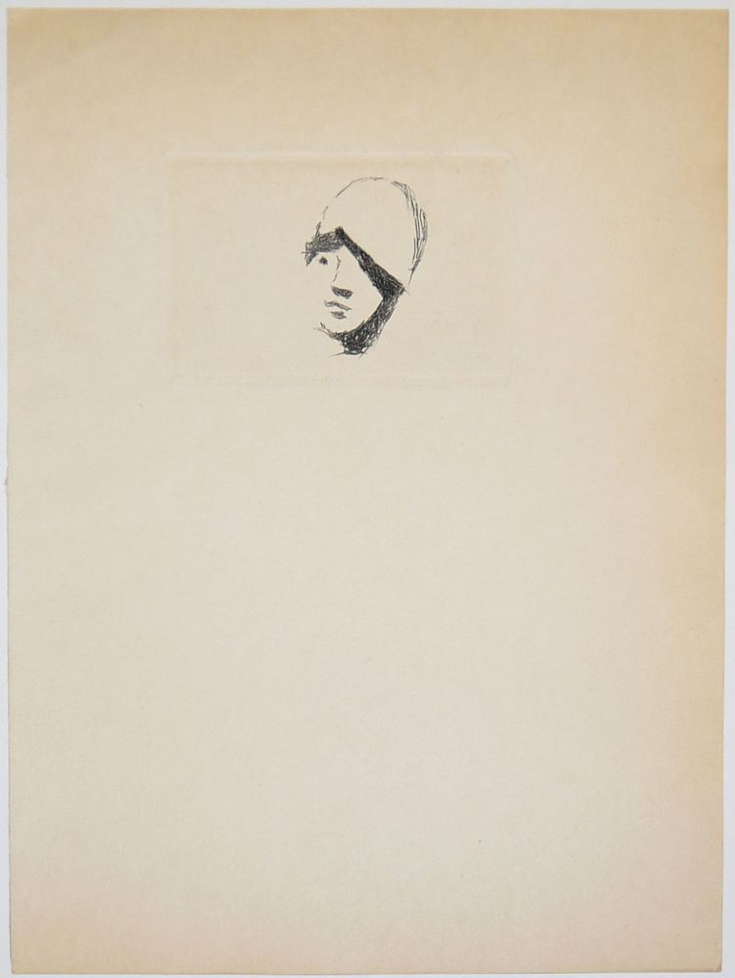 Pierre Bonnard, "Kleiner Kopf" - "Junge Frau am Meer" - Komposition, 3 Radierungen um 1930 - Image 3 of 4