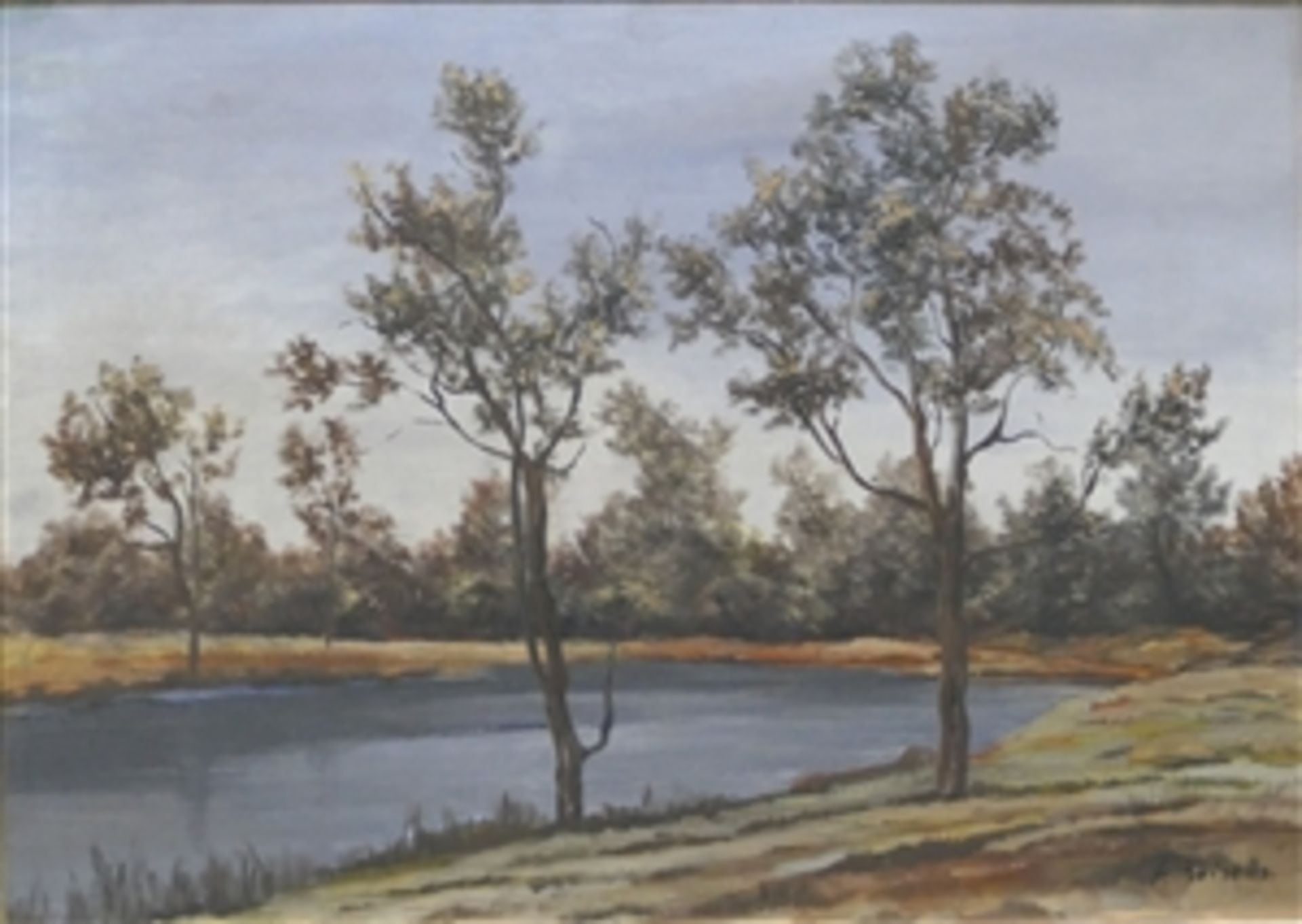 Landschaftsmalerei, um 1940