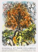 Chagall, Marc(1887 Peskowatik - 1985 Saint-Paul-de-Vence) Offset-Lithographie. Plakat "Chagal