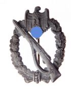 Abzeichen 2. WKZink. Infanteriesturmabzeichen. H. 6 cm.