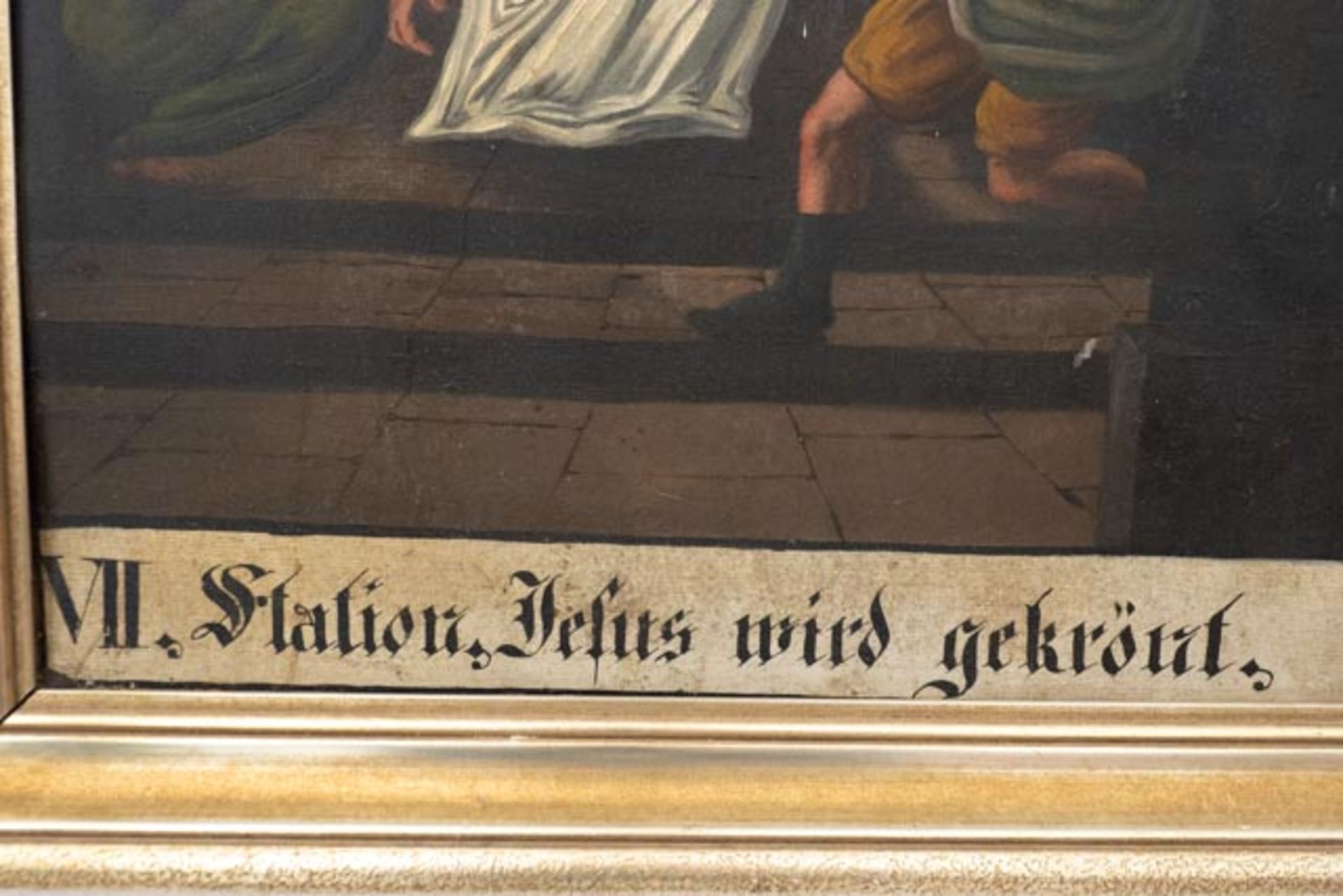 Gemälde "Jesus wird gekrönt" - Image 3 of 5