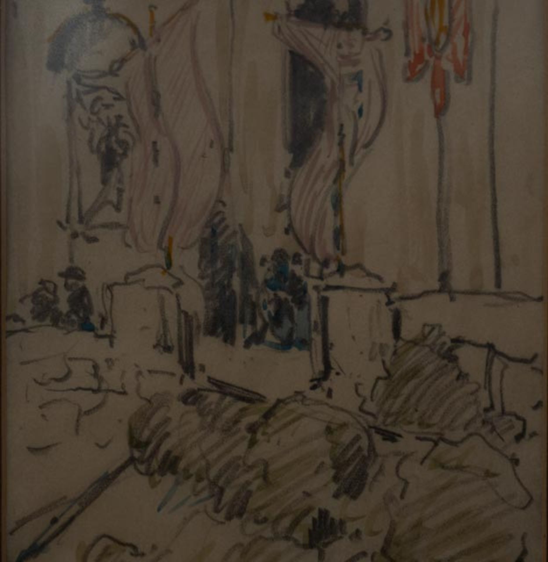 Hans von Heider "Guache und Aquarell über Bleistift" - Bild 2 aus 7