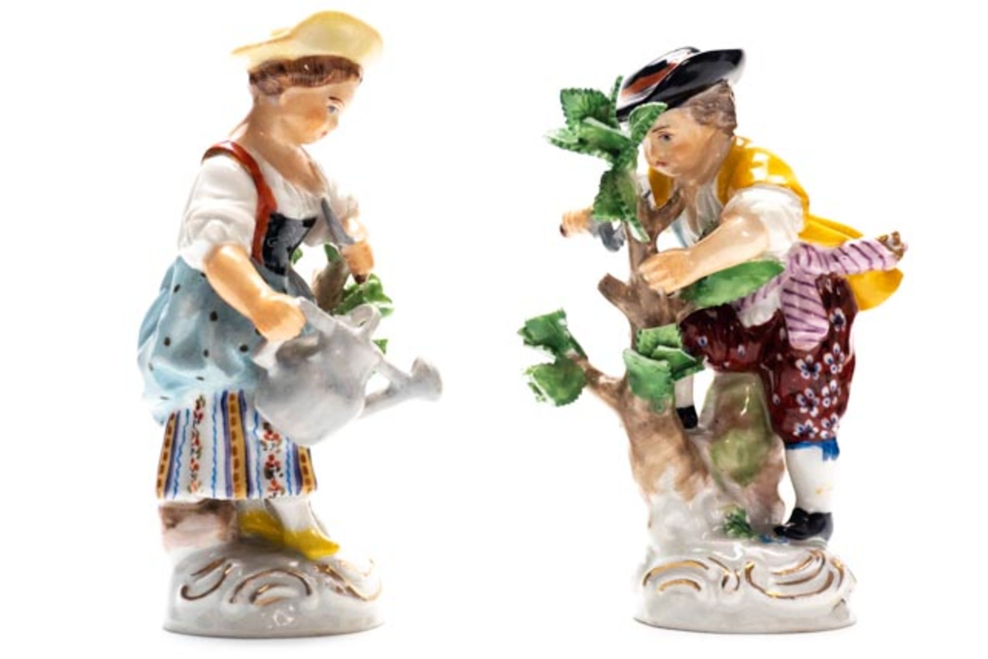 Paar Porzellanfiguren - Image 3 of 8