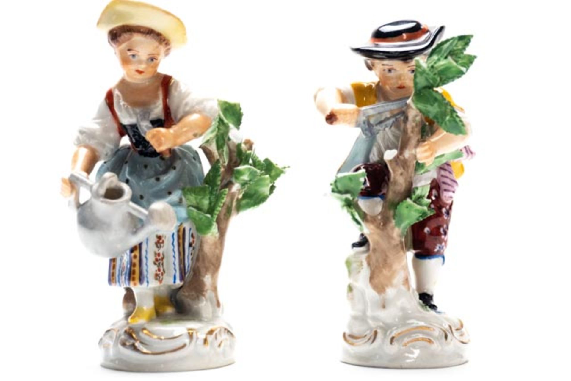 Paar Porzellanfiguren - Image 2 of 8