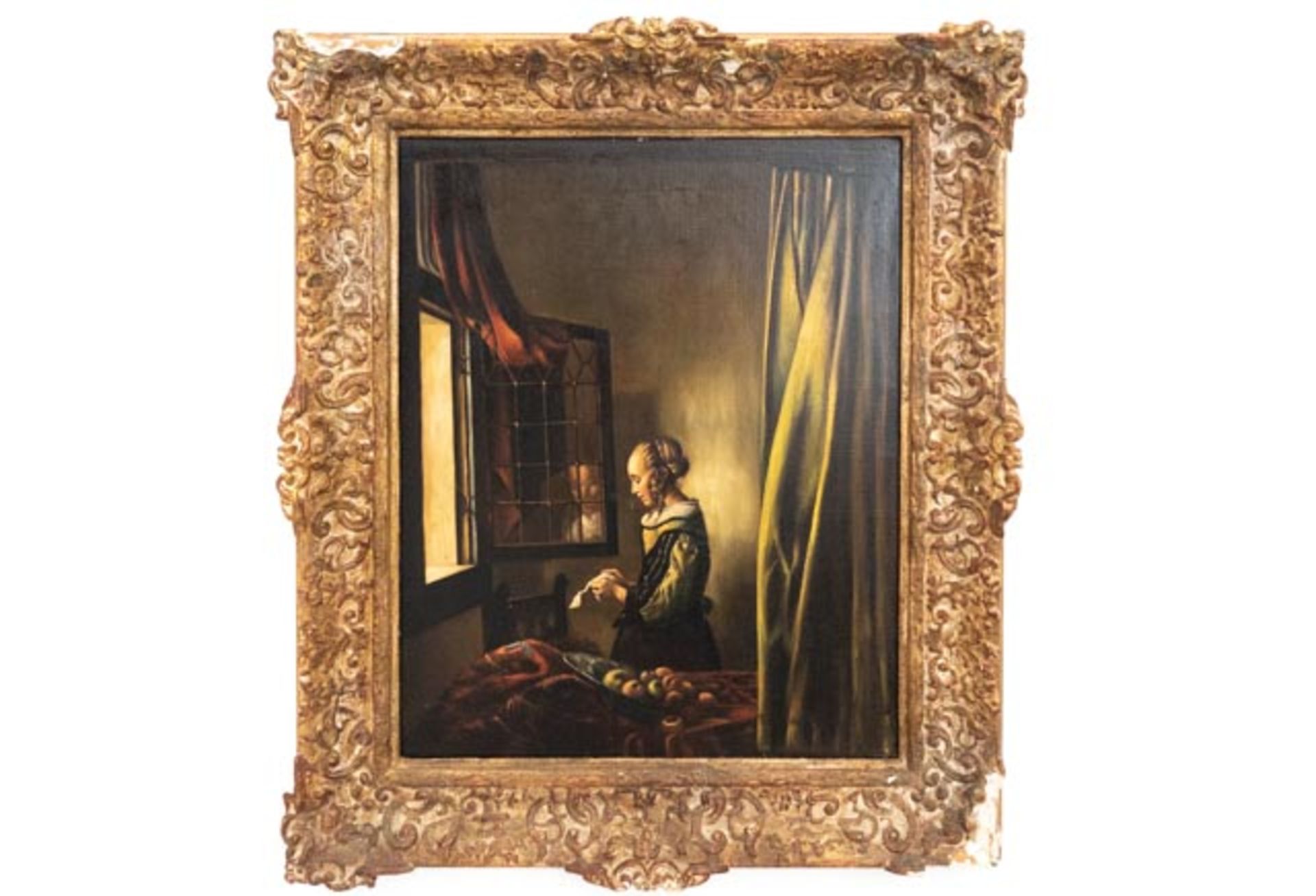 Gemälde "Frau am Fenster"