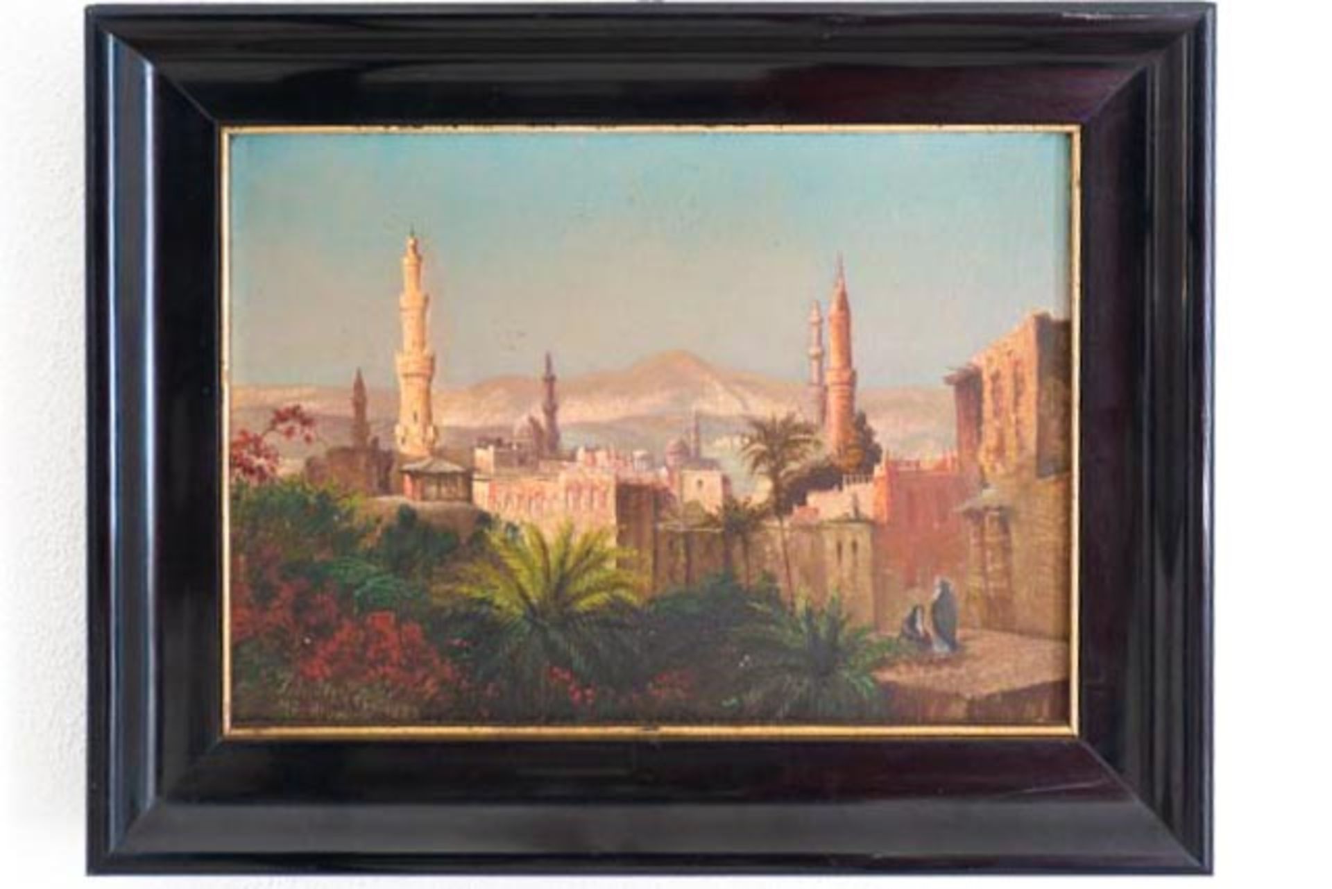 Orientalische Stadtansicht "Über den Dächern von Kairo"