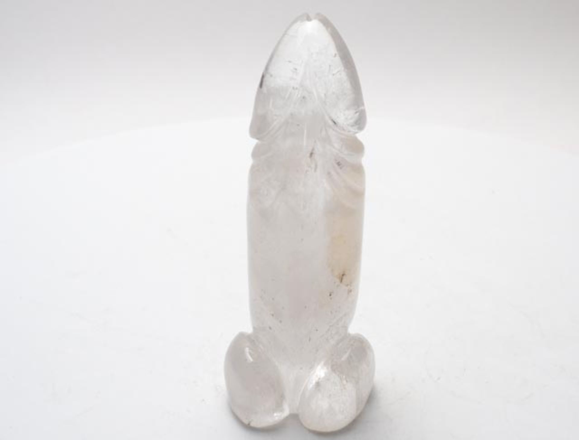 Bergkristall Phallus - Bild 4 aus 5