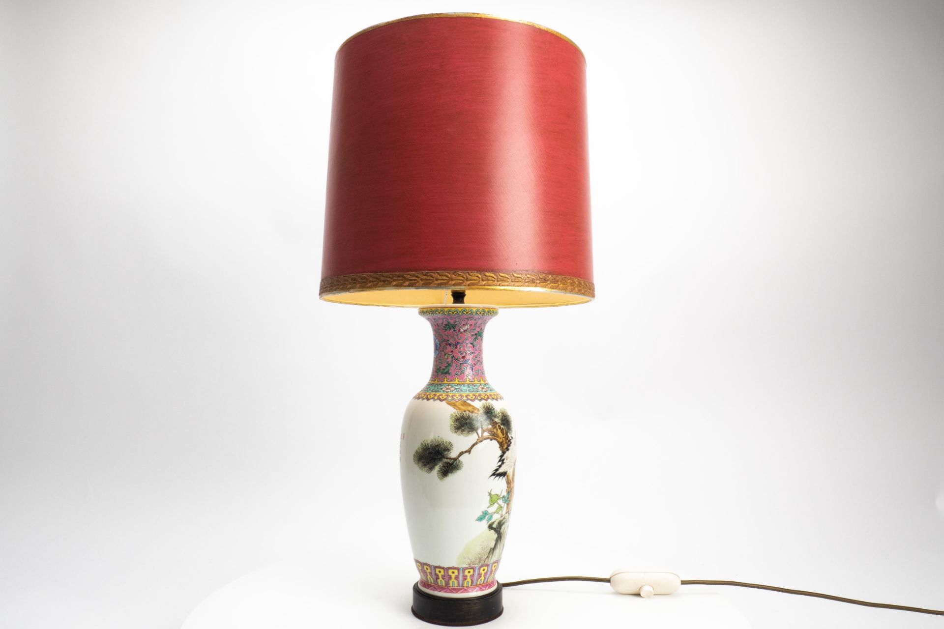 Porzellan-Lampe/Vase - Bild 2 aus 7