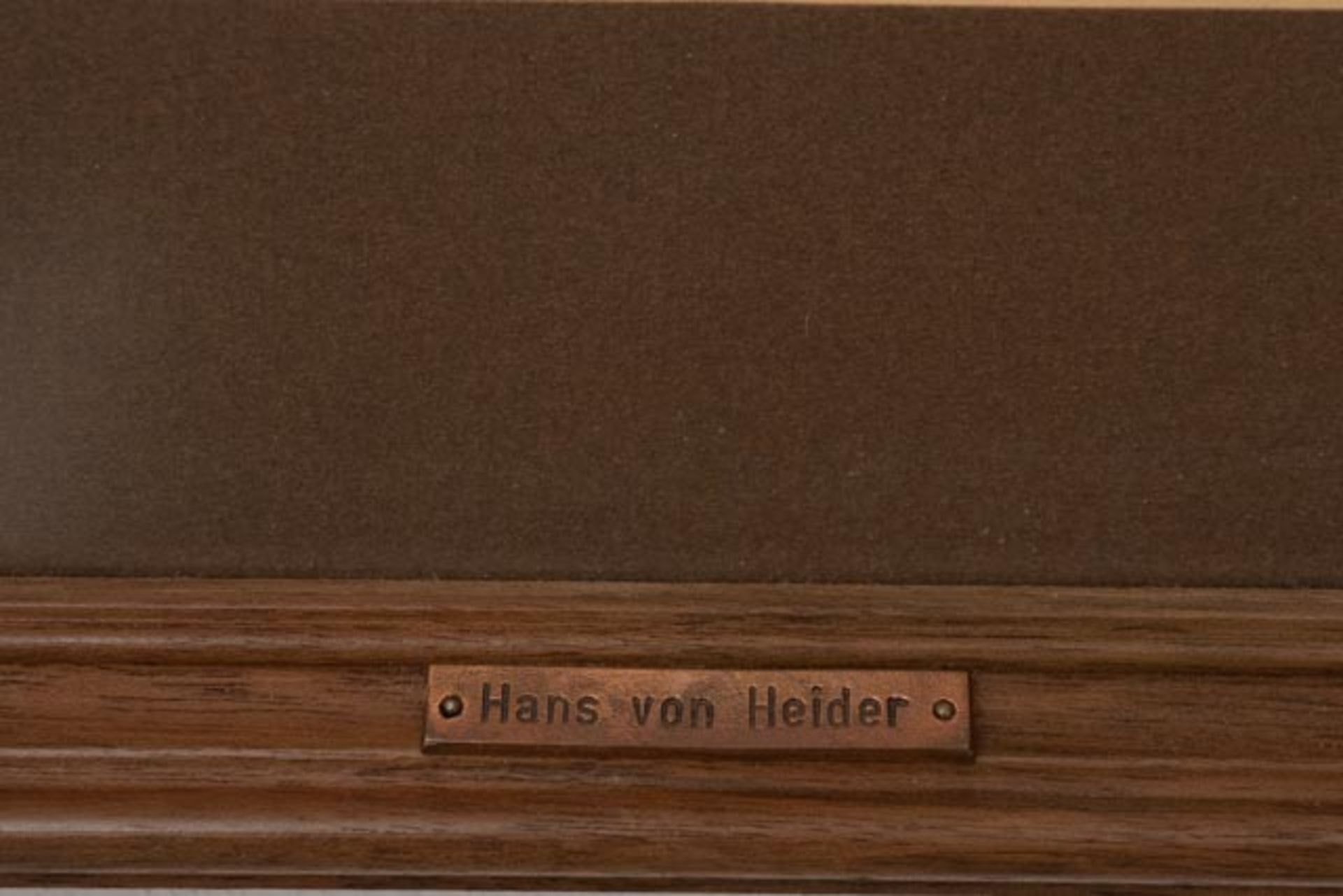 Hans von Heider "Guache und Aquarell über Bleistift" - Image 4 of 5