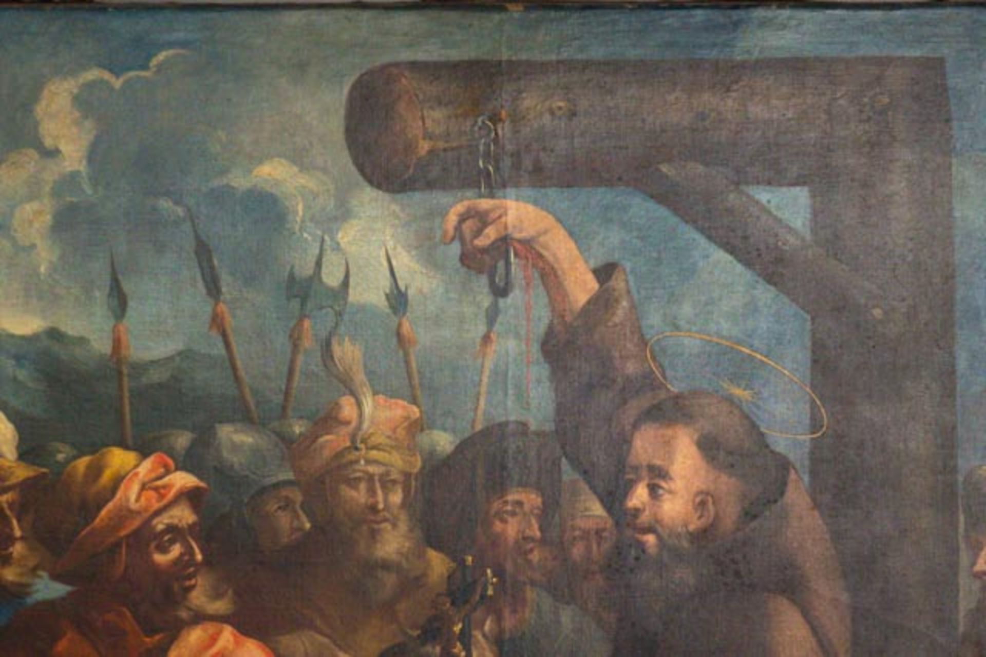 Monumentales Gemälde "Folter" - Bild 2 aus 9
