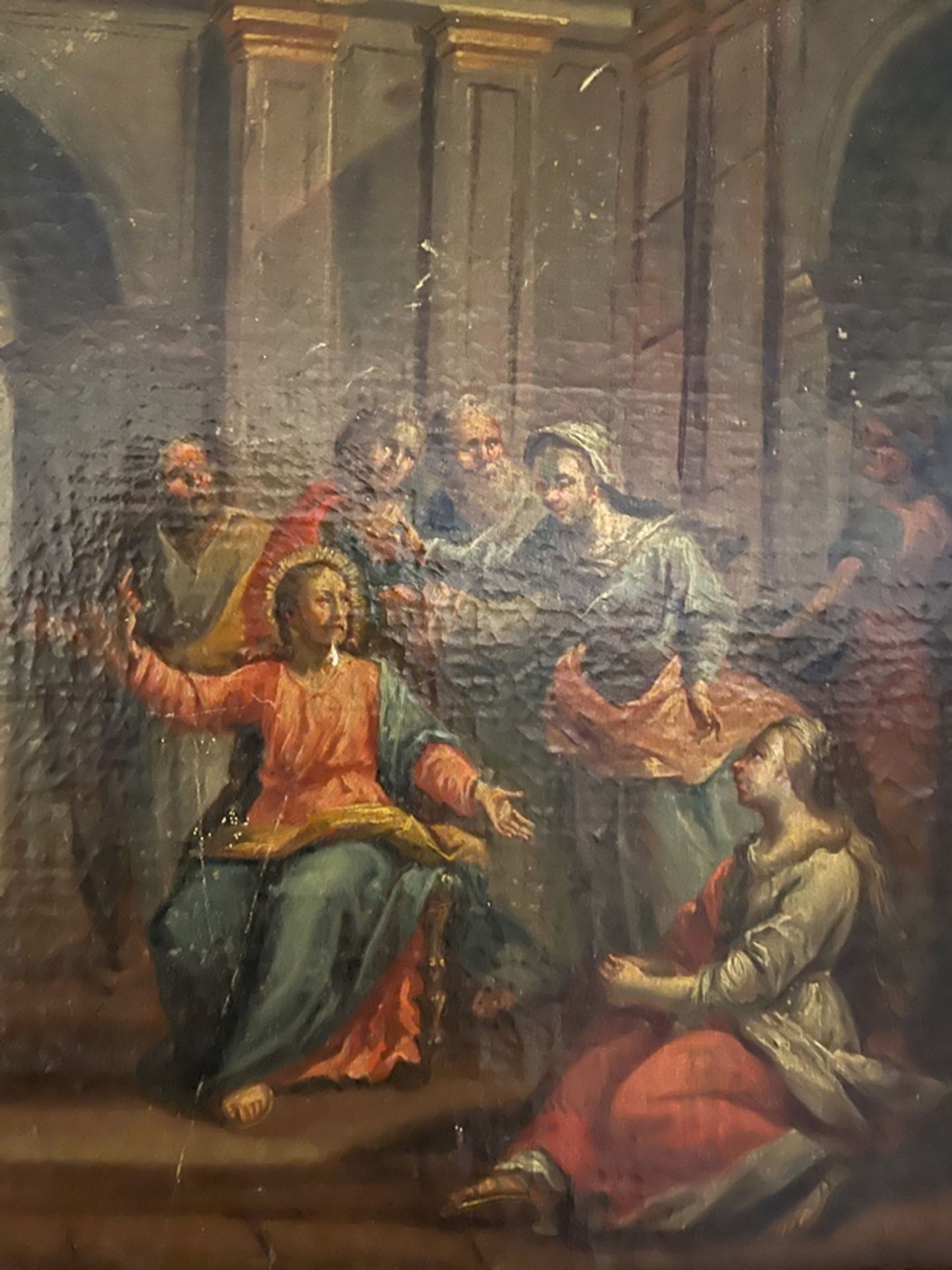 Gemälde "Jesus im Tempel" - Bild 2 aus 3