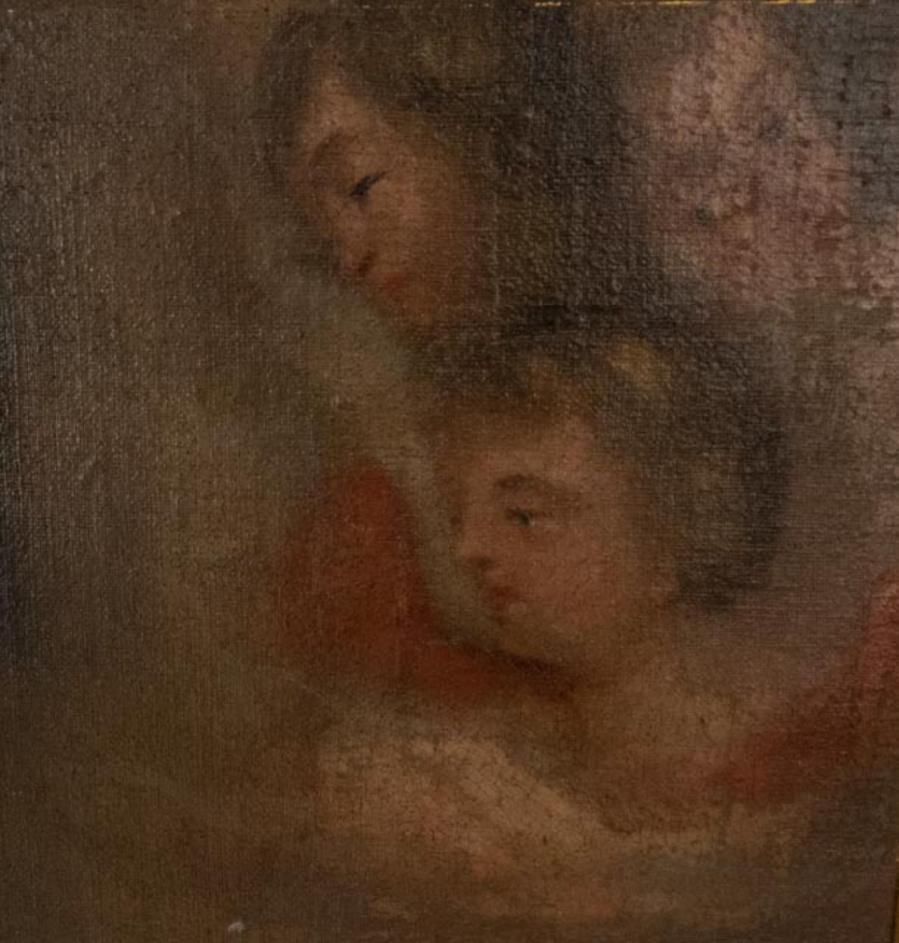 Prunkvolles Barockgemälde "Madonna mit Kind" - Bild 3 aus 6