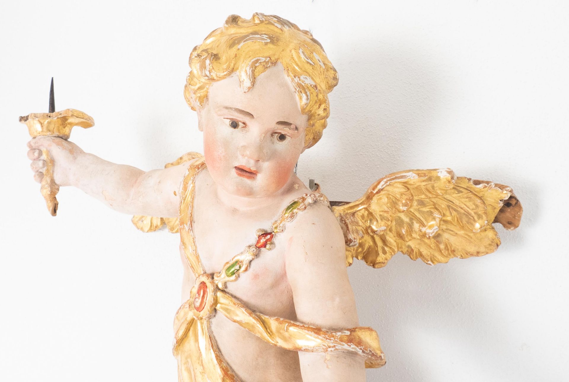 Großer Barockengel/ Putto - Bild 2 aus 9