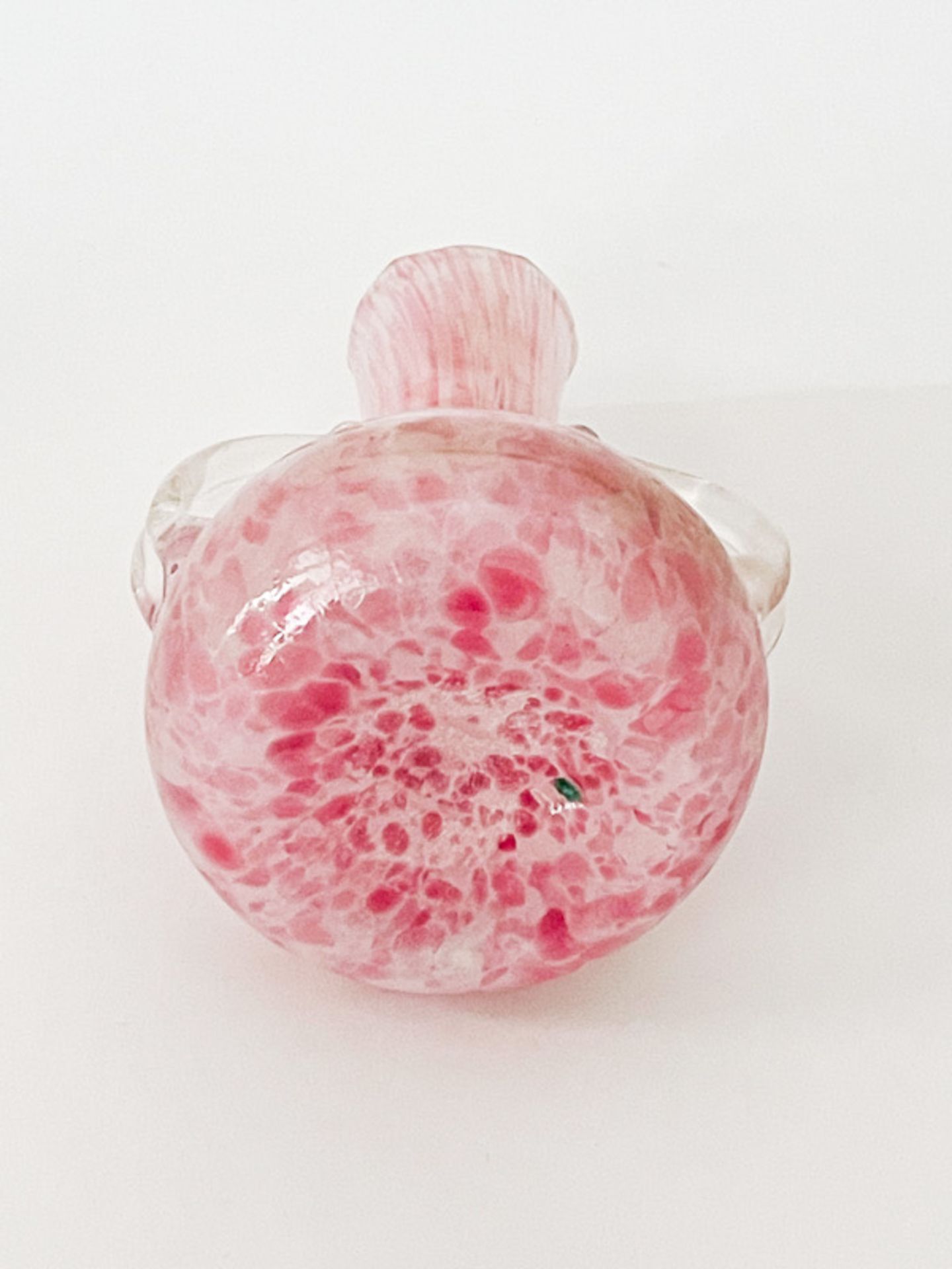 Schöne rosafarbene Glasvase - Image 3 of 3