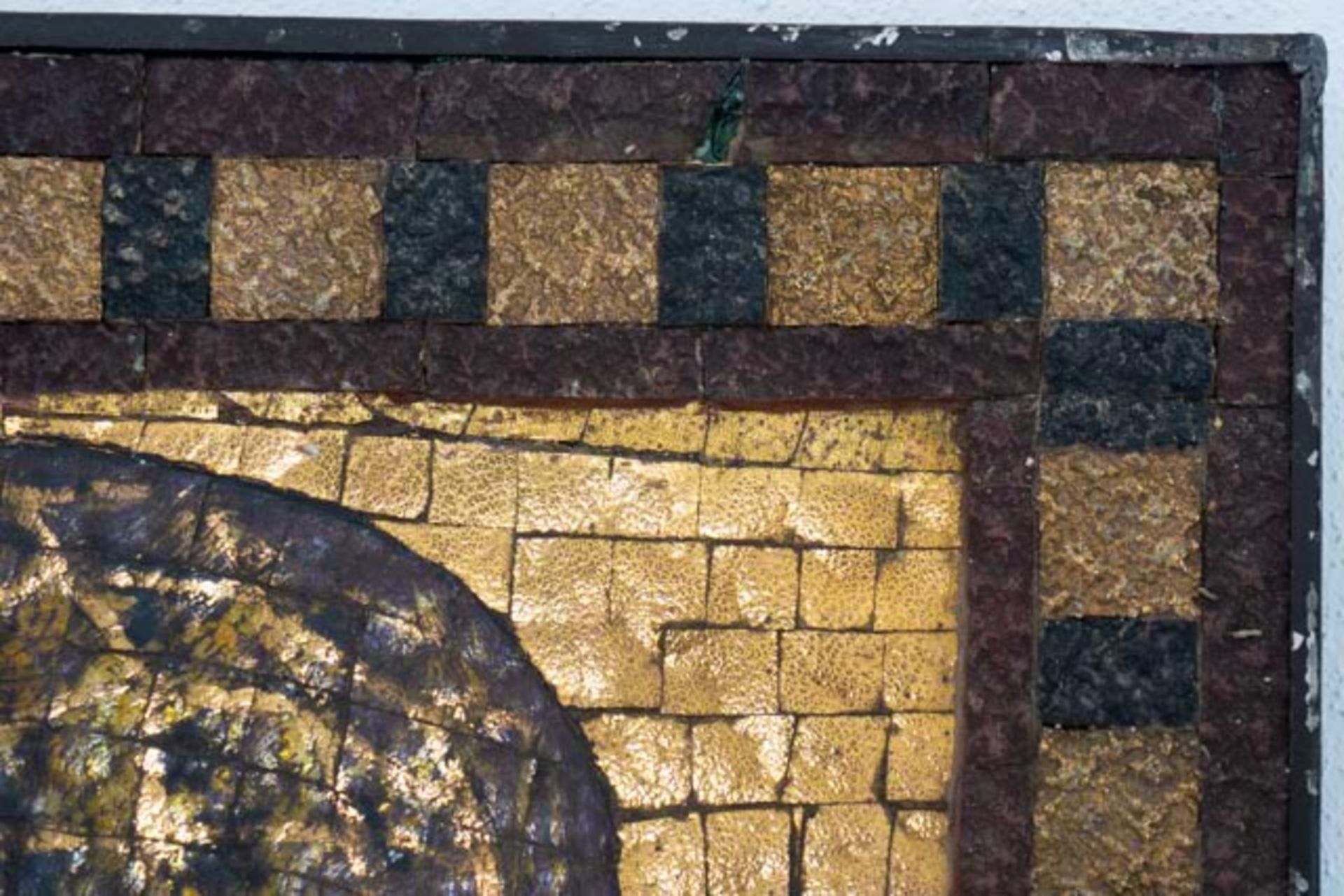 Jugendstil Mosaik Glasbild - Image 6 of 7