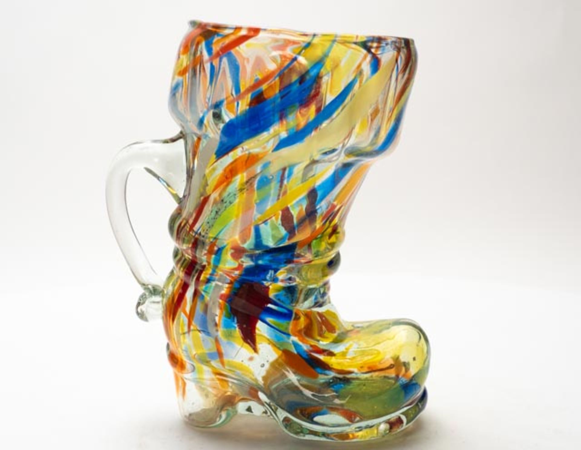 Muranoglas "bunter Stiefel" - Image 3 of 6